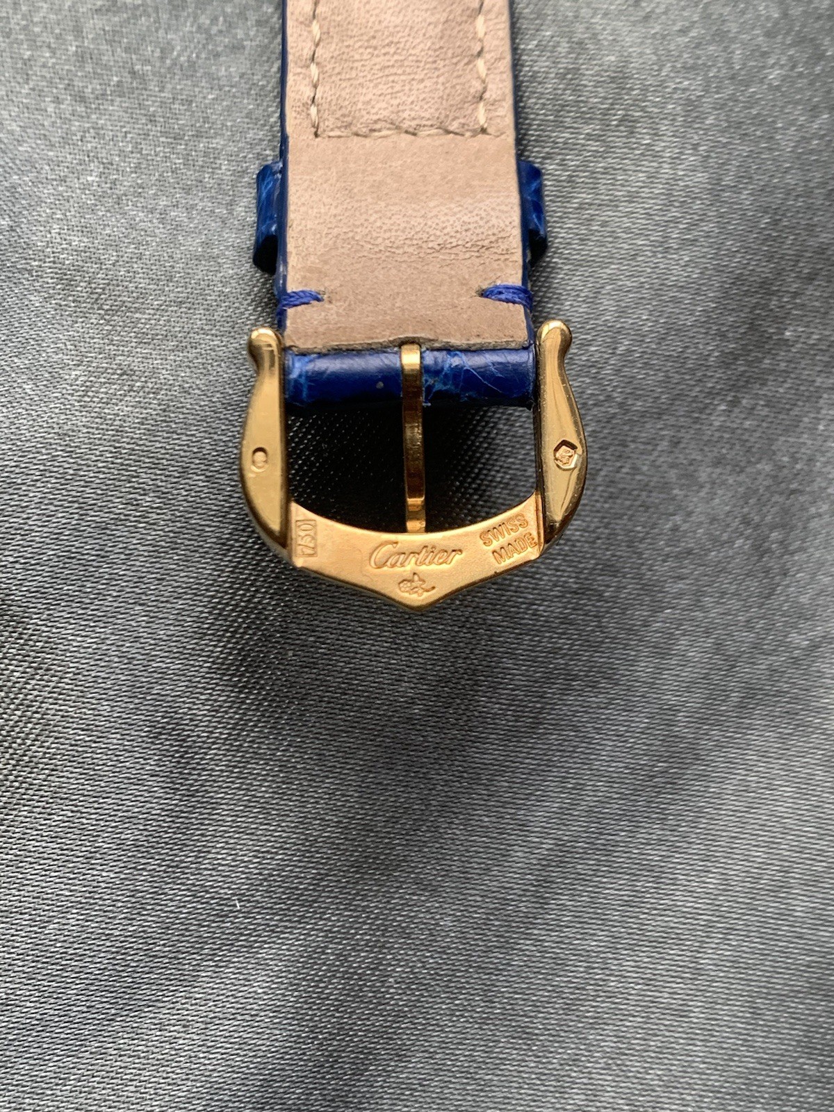 Rare Cartier 18k Manual Wind Enamel Dial