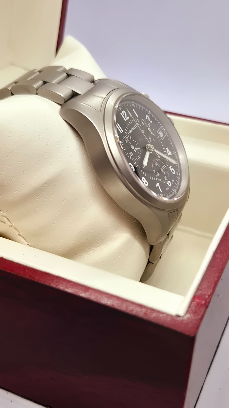 Hamilton Khaki Field Officer Chronograph. Perfect condition