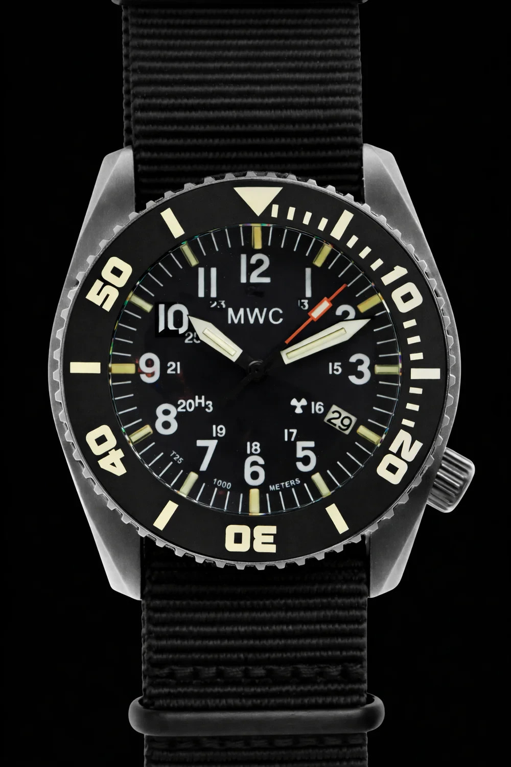 MWC TITANIUM DEPTHMASTER 1000M / 100ATM AUTOMATIC DIVE WATCH WITH TRITIUM GTLS