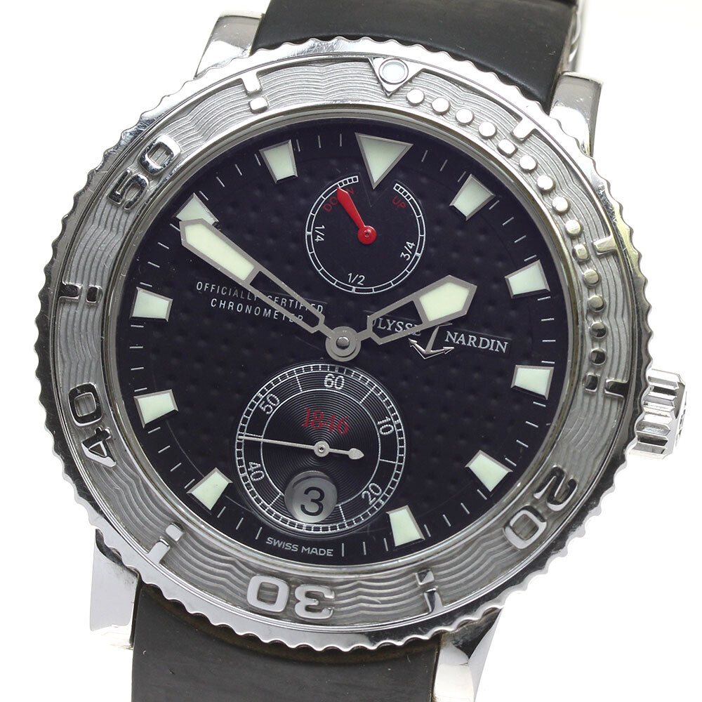 Ulysse Nardin marine diver 263-51 Chronometer black Dial Automatic Men’s_815664