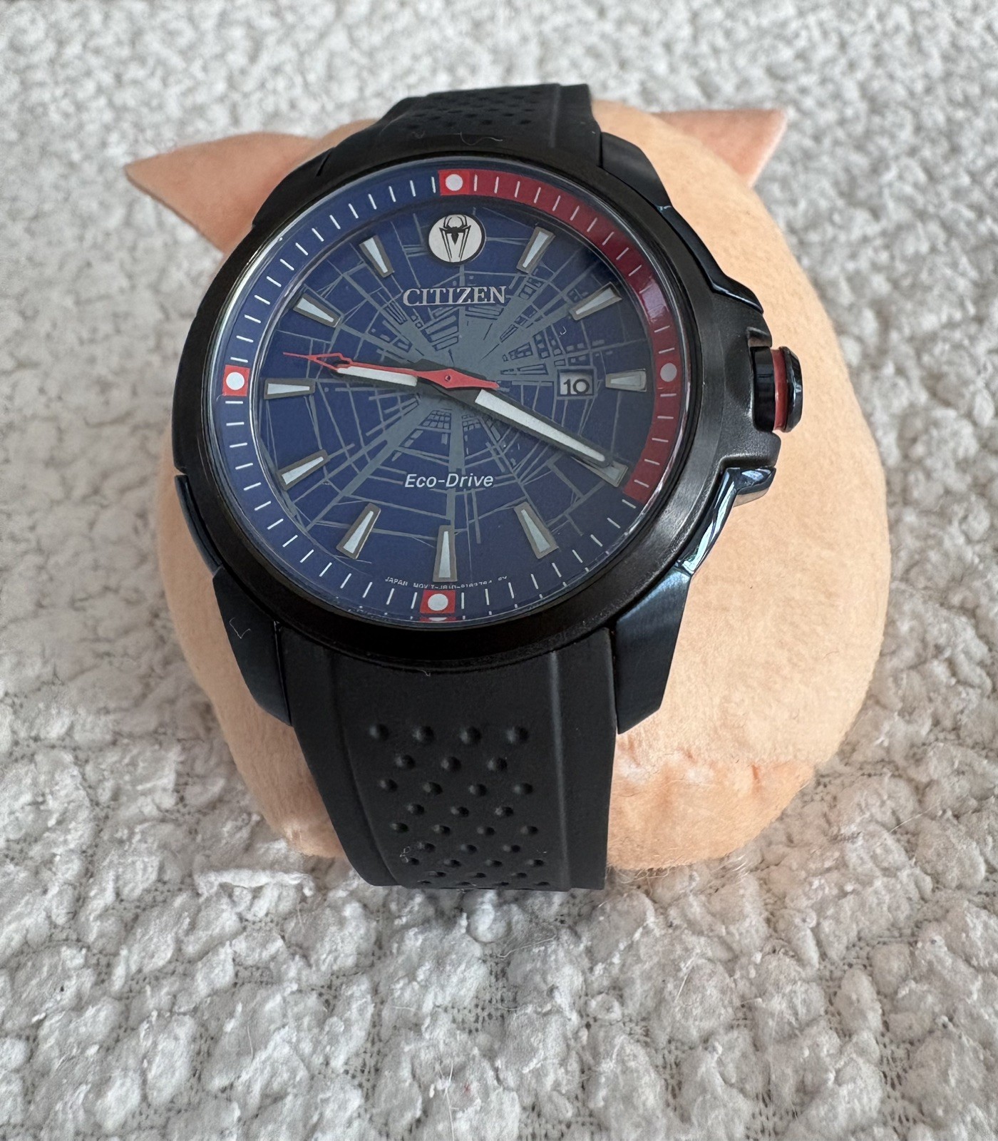 *Mint* Citizen Spider-Man Men’s AW1156-01W 44mm Strap Watch