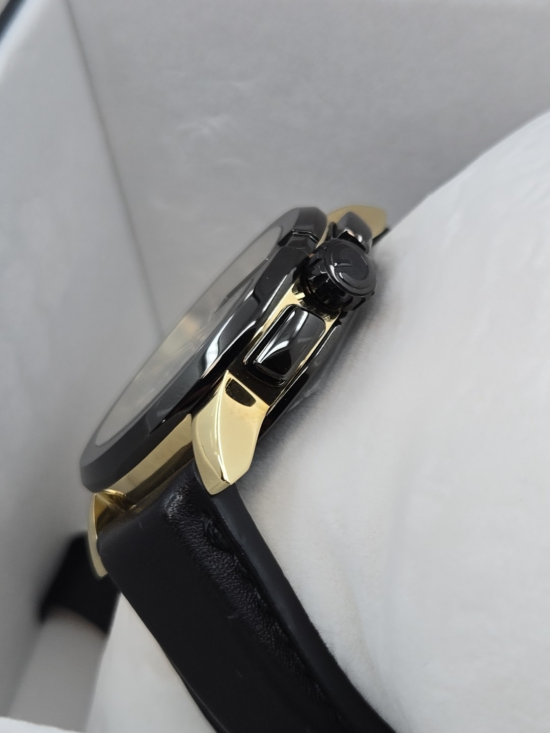 Gucci Watch G Chronograph, YA101203 , 44mm , PVD, Satin Blk Dial , New