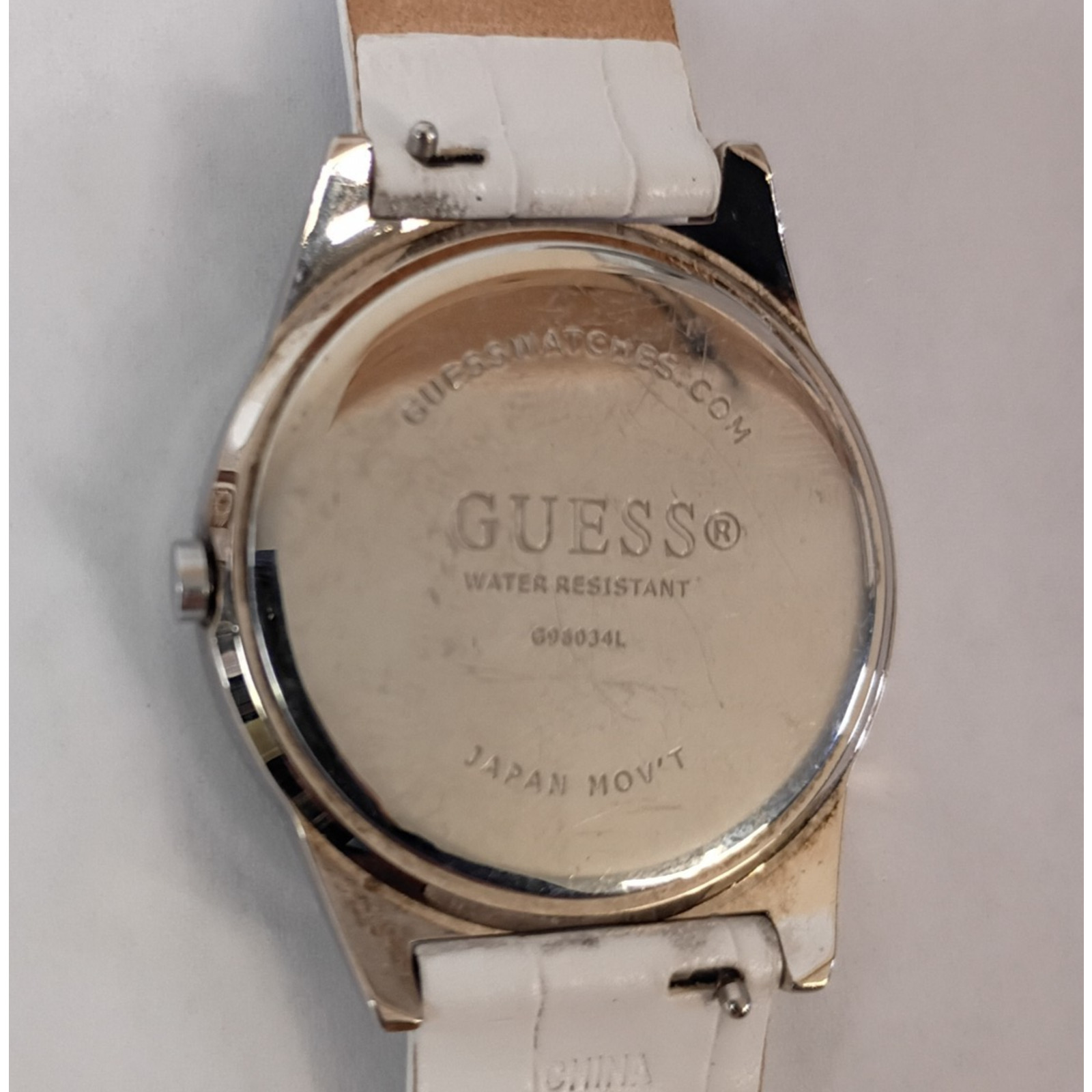 GUESS G98034L Women’s Watch Set – Crystal Bezel + 4 Interchangeable Straps