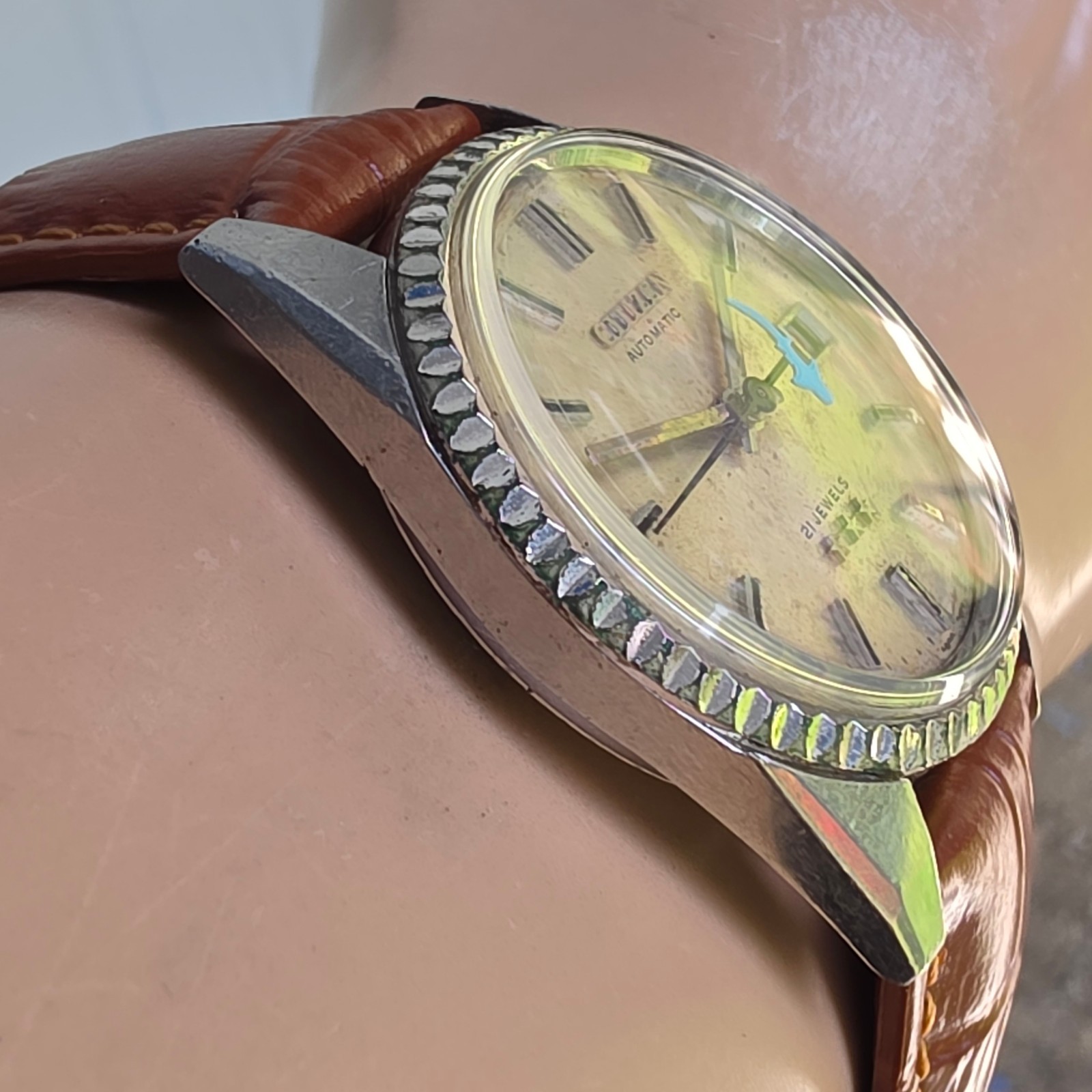 Vintage CITIZEN men’s automatic watch Date Shark Second Hand April 1972