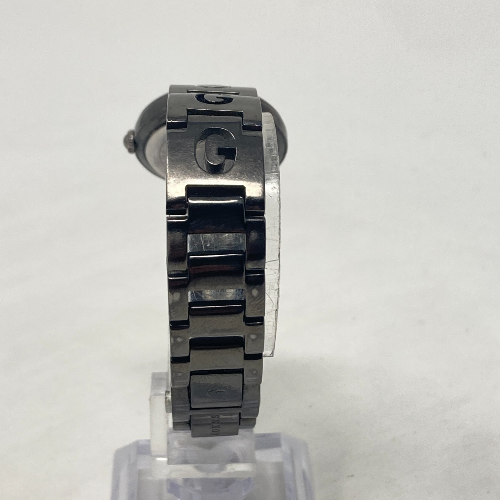 Guess Watch Women 24mm Black Logo Band Round Minimal WR New Battery 6.5″