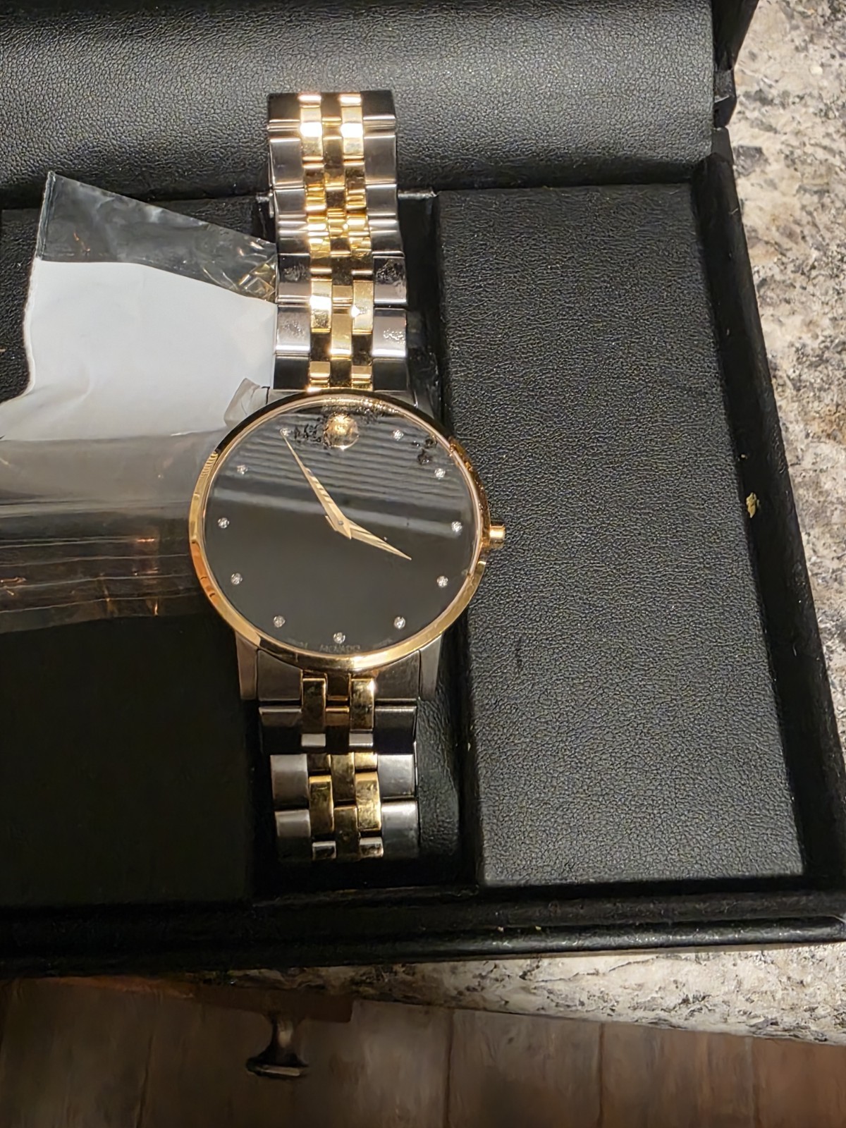 Authentic 1.7.19.1462 Movado Serio Mens Swiss Watch