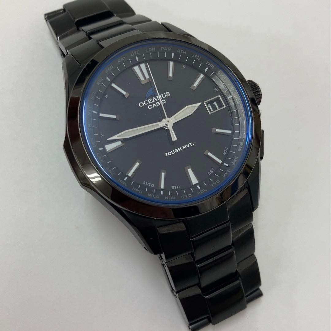 Casio Oceanus OCW-S100B-1AJF Titanium Solar Radio Mens Watch Excellent