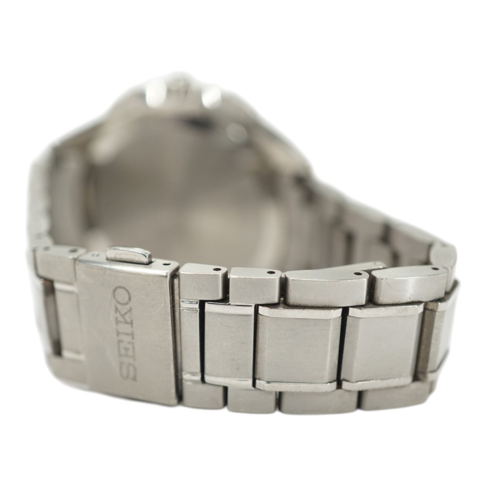 Seiko Flight Expert 8B63-0AB0 Titanium / Diamond 43mm Wristwatch #KNW2294