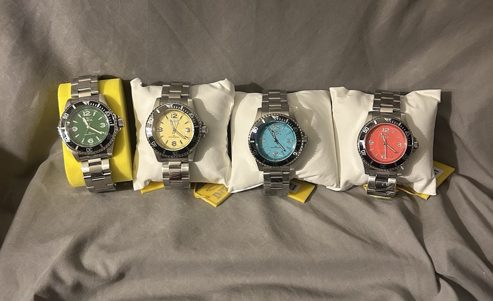 Invicta Watch Lot – 4 Specialty Rowen Watches 40mm All New In Box w/ Warranties