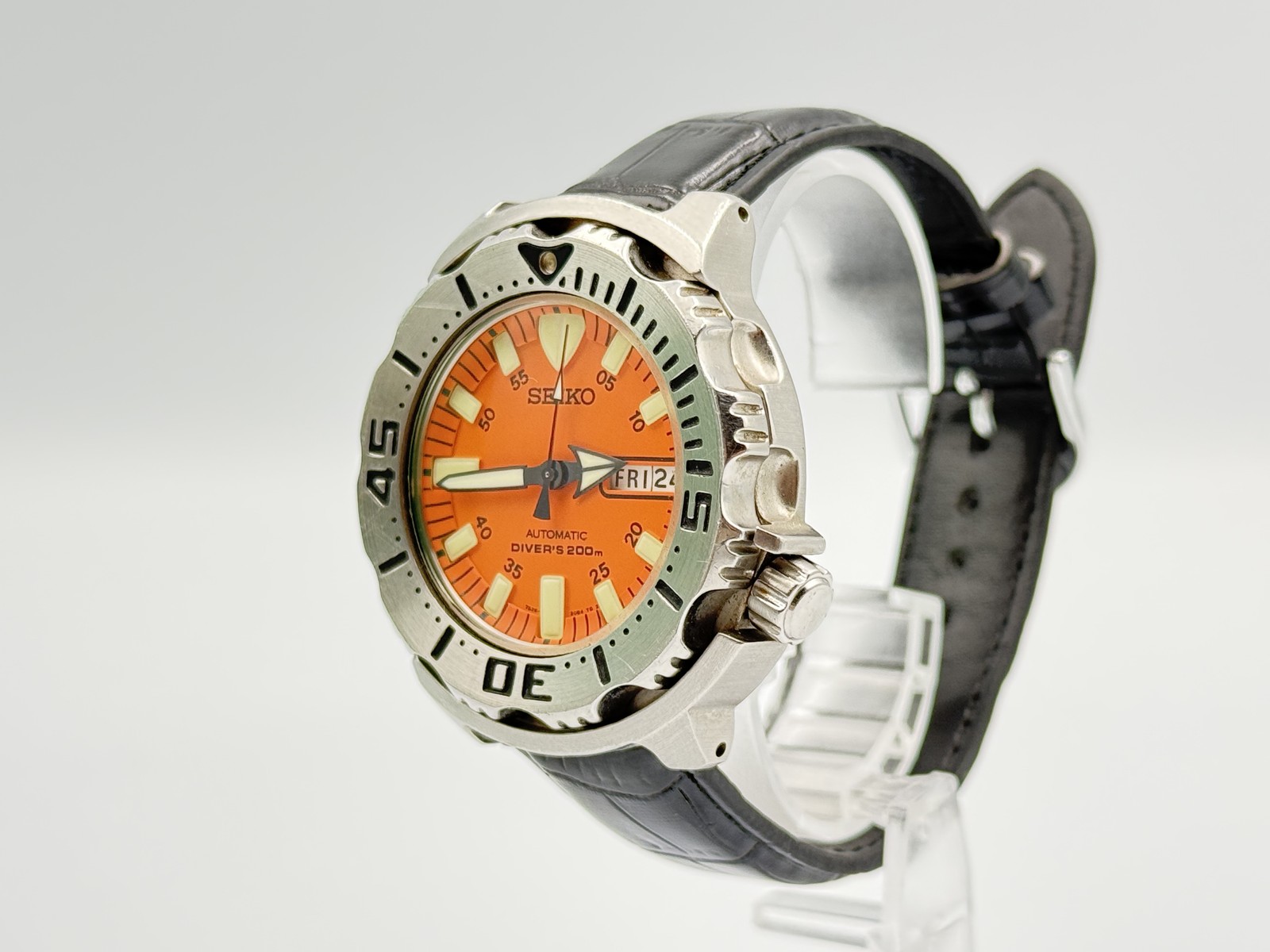 Seiko 7S26-0350 SKX781 Orange Monster Automatic Diver 200m Men’s Watch Day Date