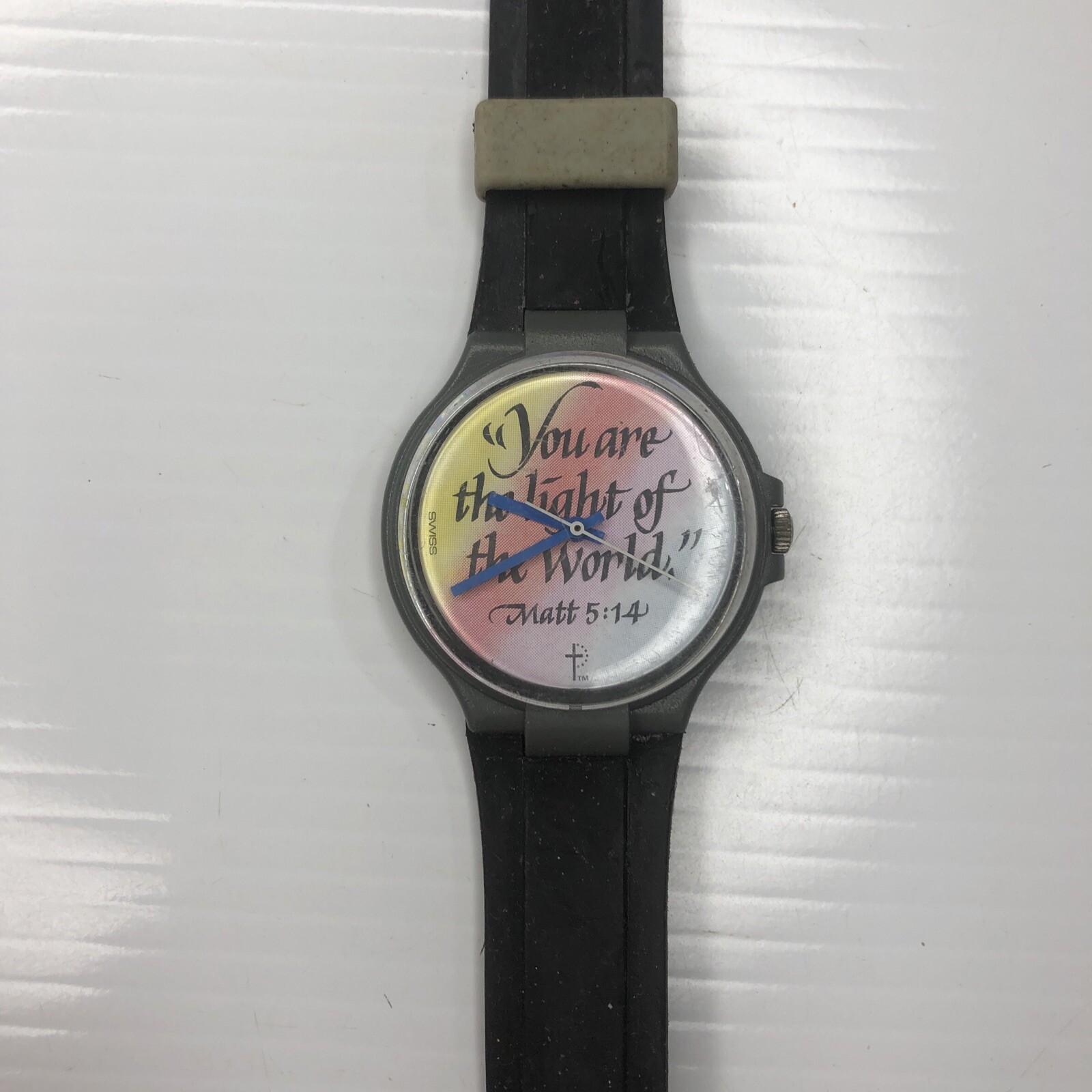 X10 YOU ARE THE LIGHT OF MY WORLD Matt 5:14 Swiss 368 WR V8 Unisex Untested