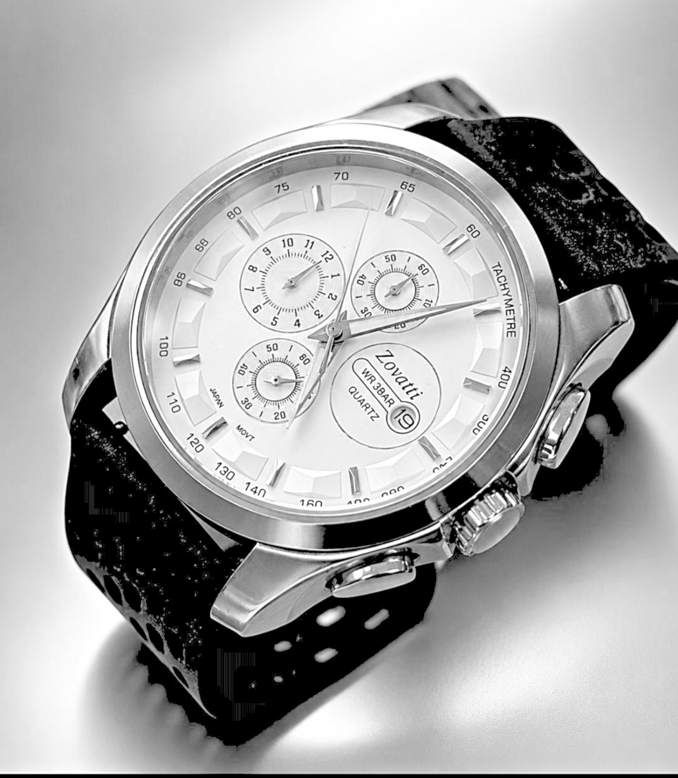 Military – Pilot – Zovatti Aeronautica Dual Tachymetere – 3ATM – Quartz