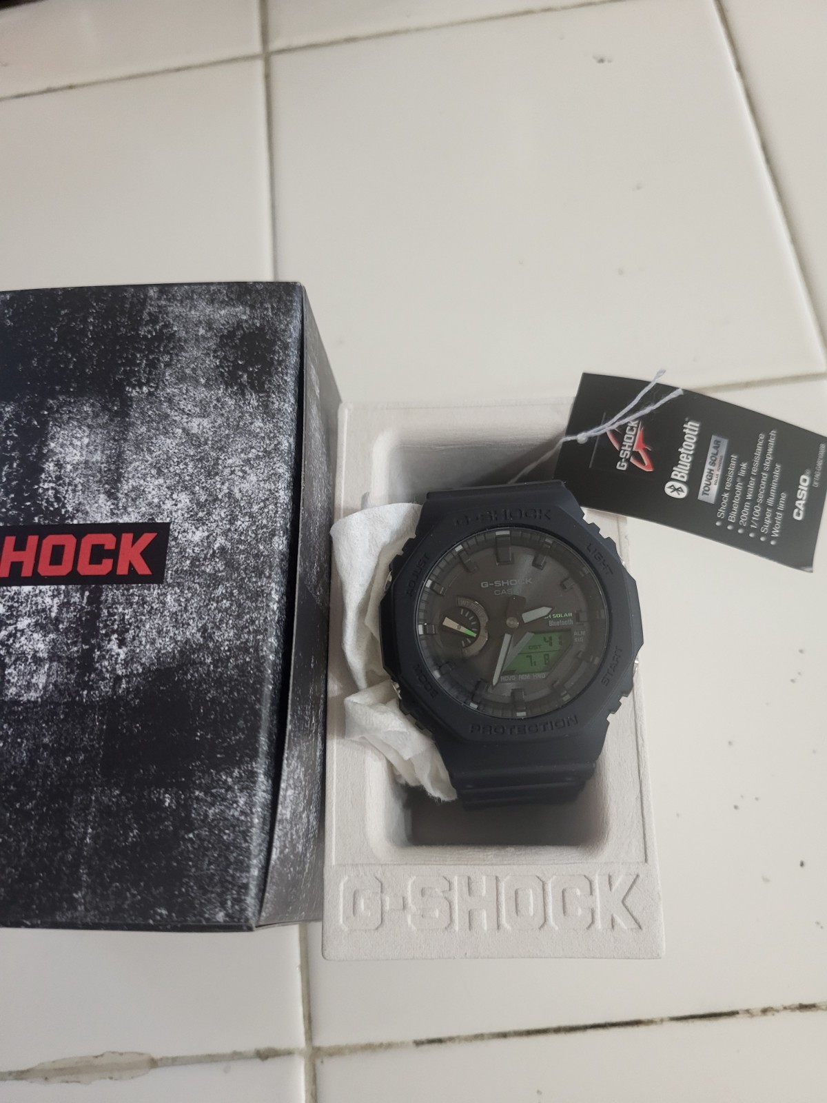 CASIO G-SHOCK GA-B2100BEG-1A ELECTRO GREEN SOLAR MEN’S WATCH