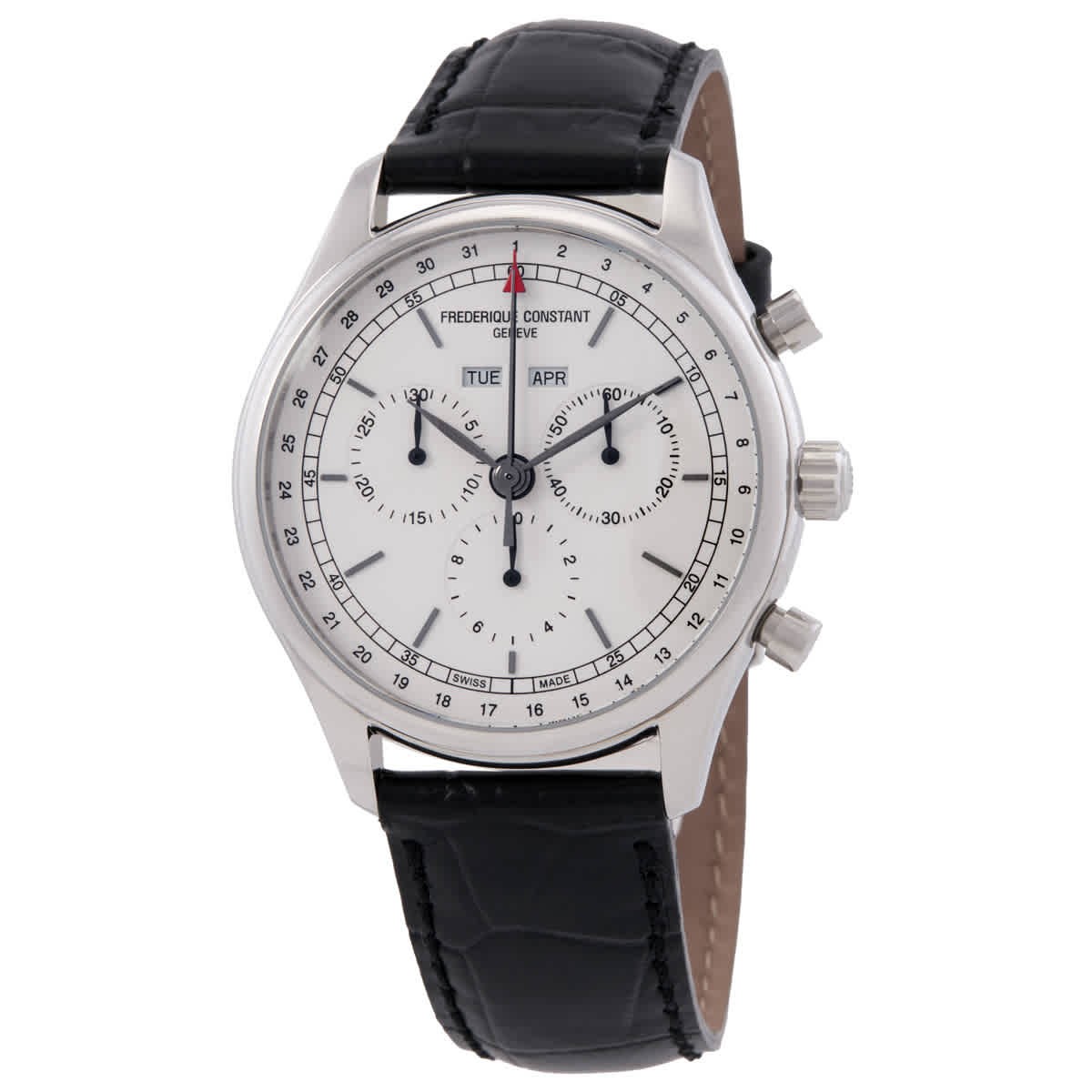 Frederique Constant Classics Chronograph Quartz White Dial Men’s Watch