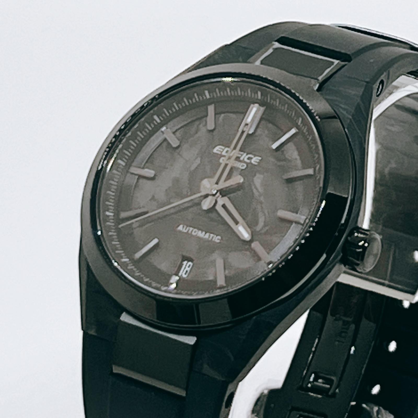 Casio EFK-100XPB-1AJF EDIFICE Mechanical Analog Watch Japan 87g 40mm No.5755