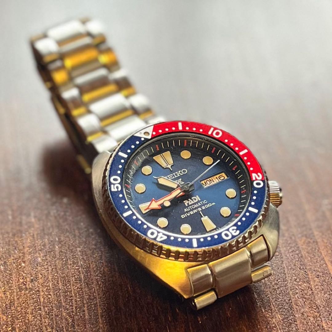 Authentic SEIKO PROSPEX PADI 200m Third Diver Turtle