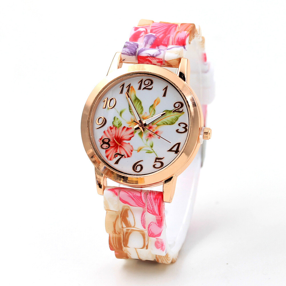 Floral Watch Flower #2 – Silicone Adjustable Buckle