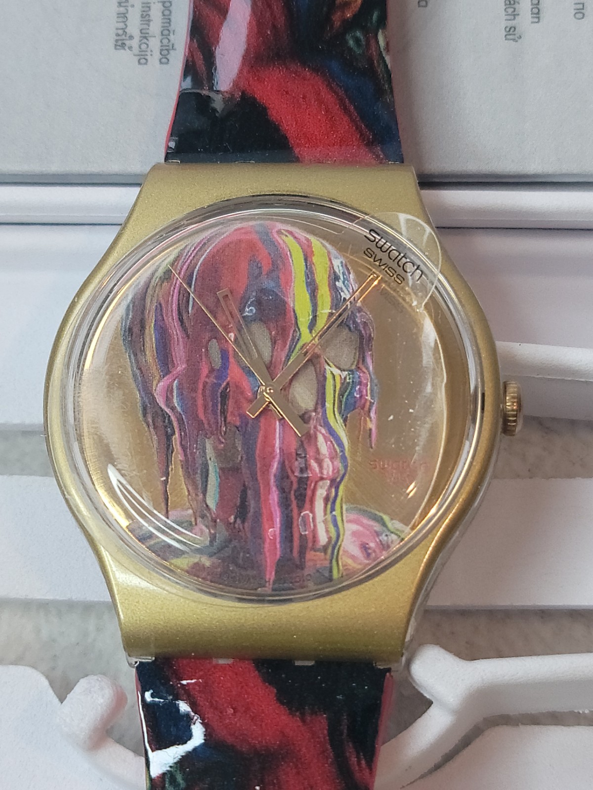 Swatch Originals, WE’REALLGONNADIE (FORRON), Swiss Made, Multicolor 42mm SUOZ115