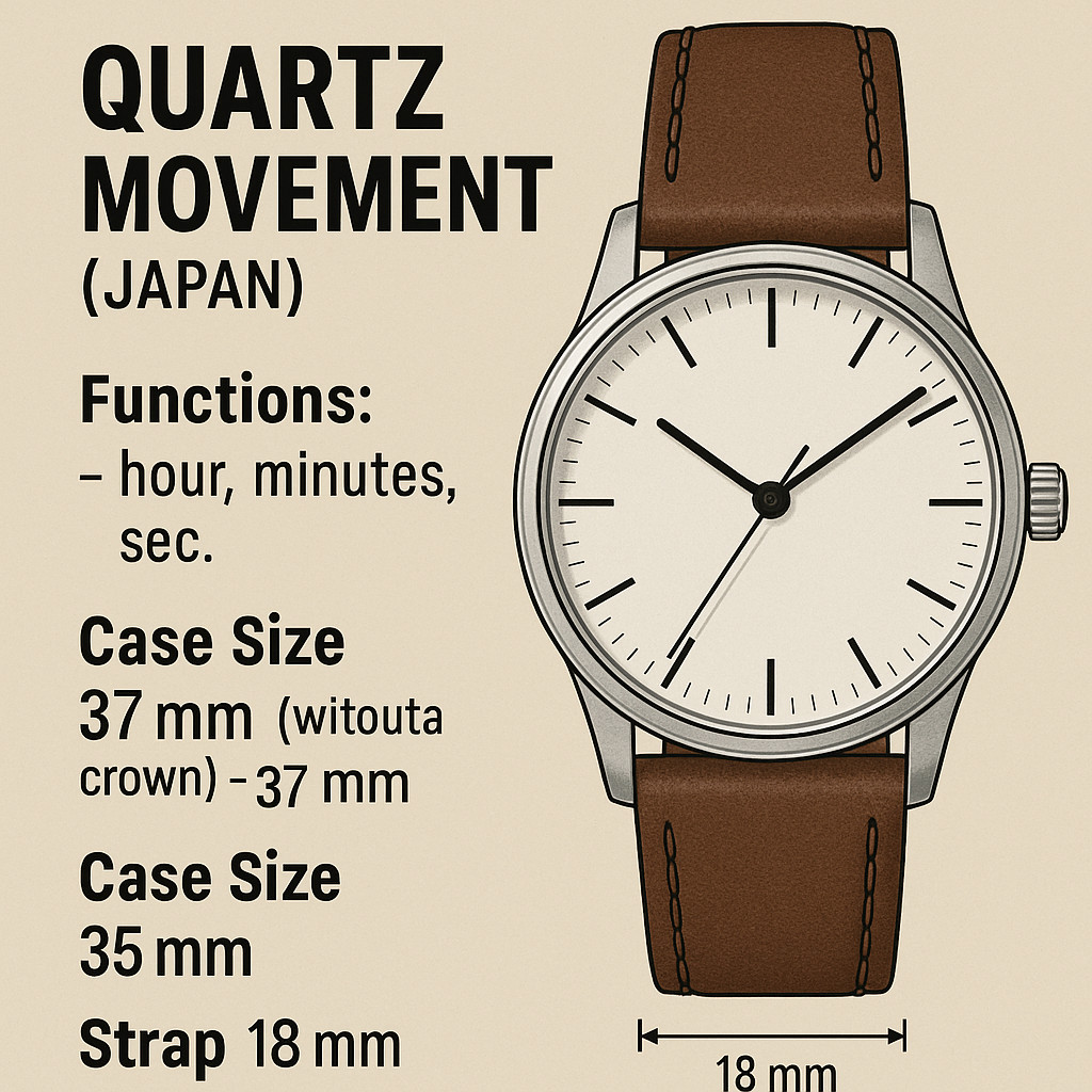Soviet Design Quartz Watch – Unique Retro Dial, Collectible Men’s Wristwatch