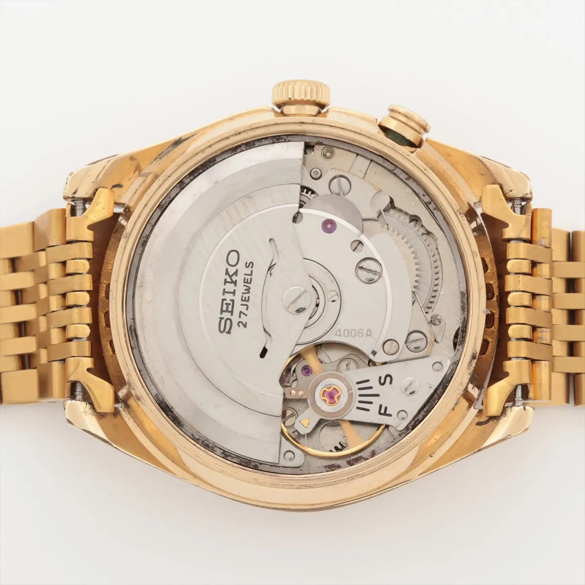 Seiko Belmatic 4006-7020 GP×SS Outside GP AT Silver-Face