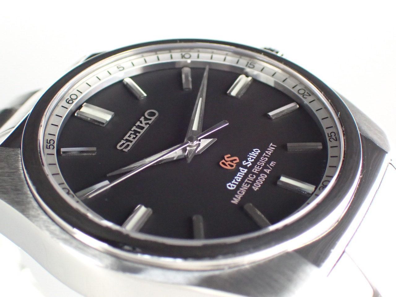 Grand Seiko SBGX093 Black Quartz 38.8mm Men’s Watch Stainless Steel