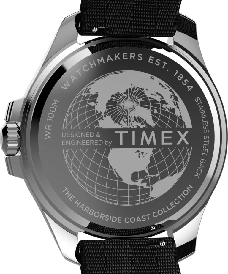 New Timex Harborside Coast Black Men’s Watch TW2W62600