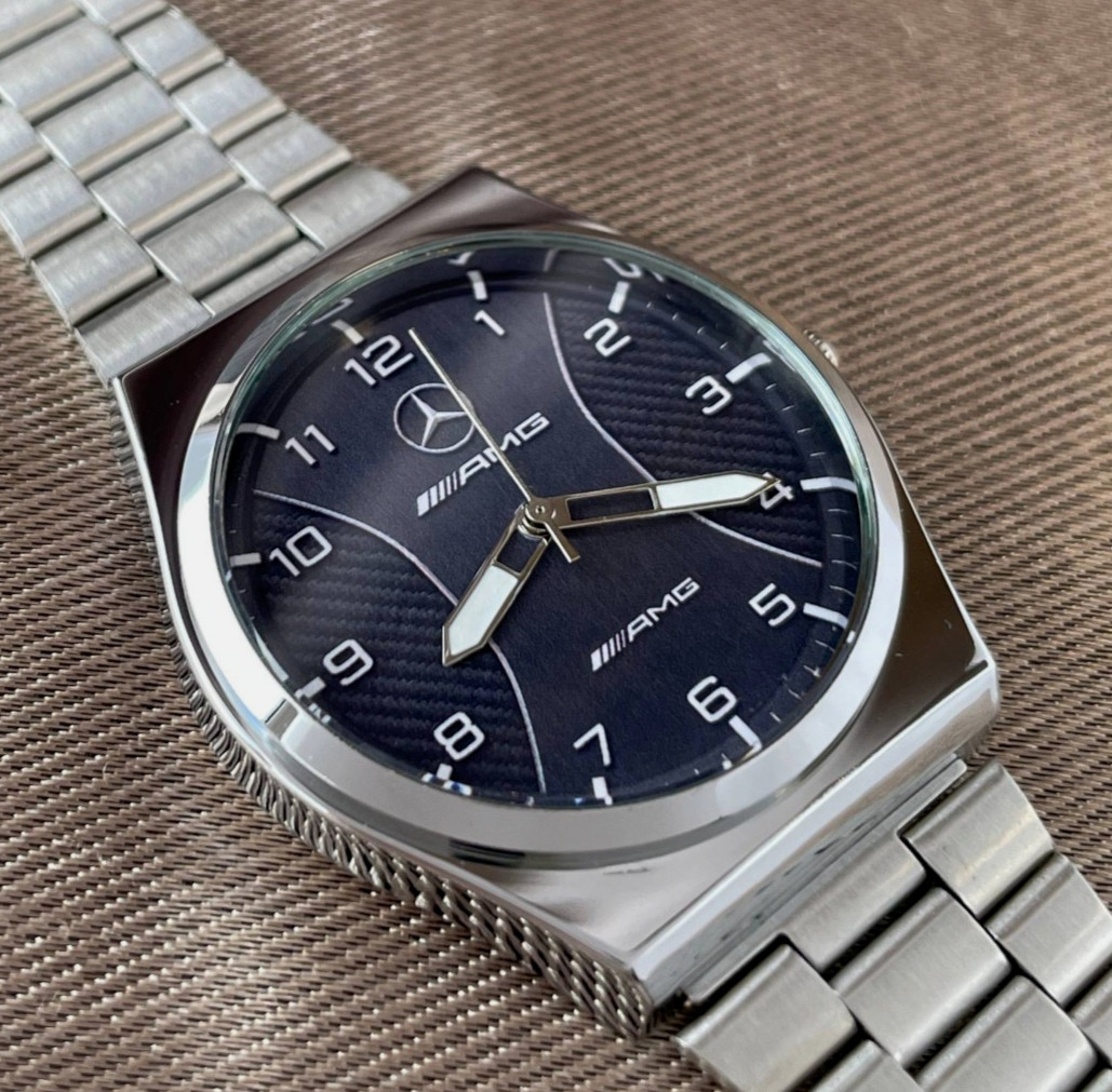 Mercedes-AMG, handmade watch, quartz movement, Mercedes-AMG accessories