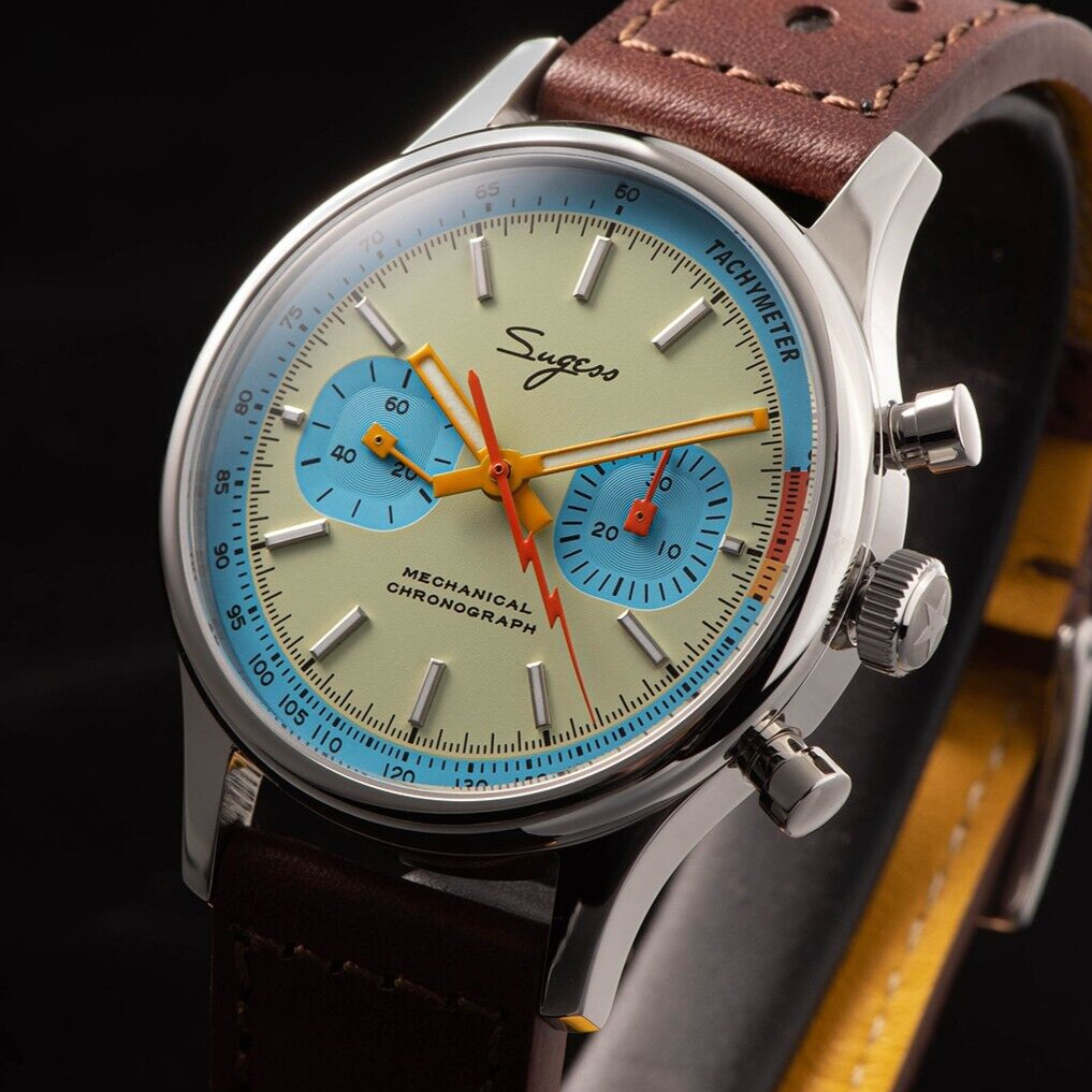 Seagull Sugess ST1901 Panda 40mm Light Blue V2 Racing Chronograph Sapphire 1963