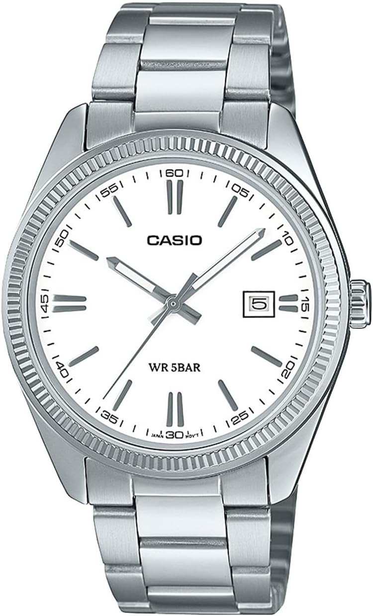 New Casio MTP-1302D-7A1JF Mens Watch White Japan