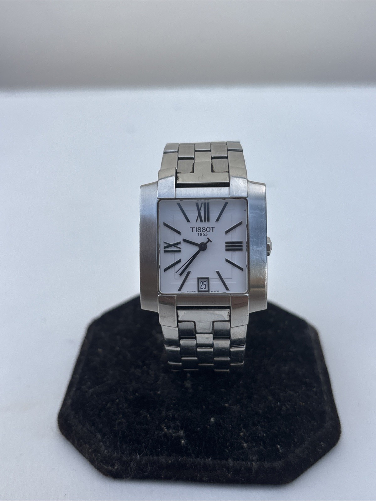 Men’s Tissot T-Trend L860/960 Square Swiss Quartz Watch – Sapphire – Works