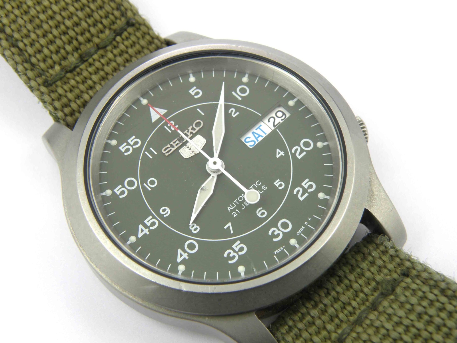 Gents Seiko 5 Sports 7S26-02J0 Automatic Pilot Watch – 50m