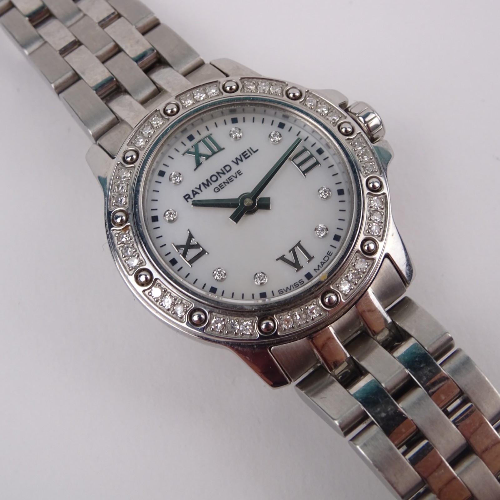 Raymond Weil Tango 5799 Watch Diamond Bezel & MOP Dial Women’s Stainless Steel
