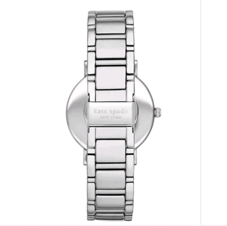 Kate Spade Gramercy Grand Three-Hand Silver Alloy Women’s Watch 38mm KSW9014
