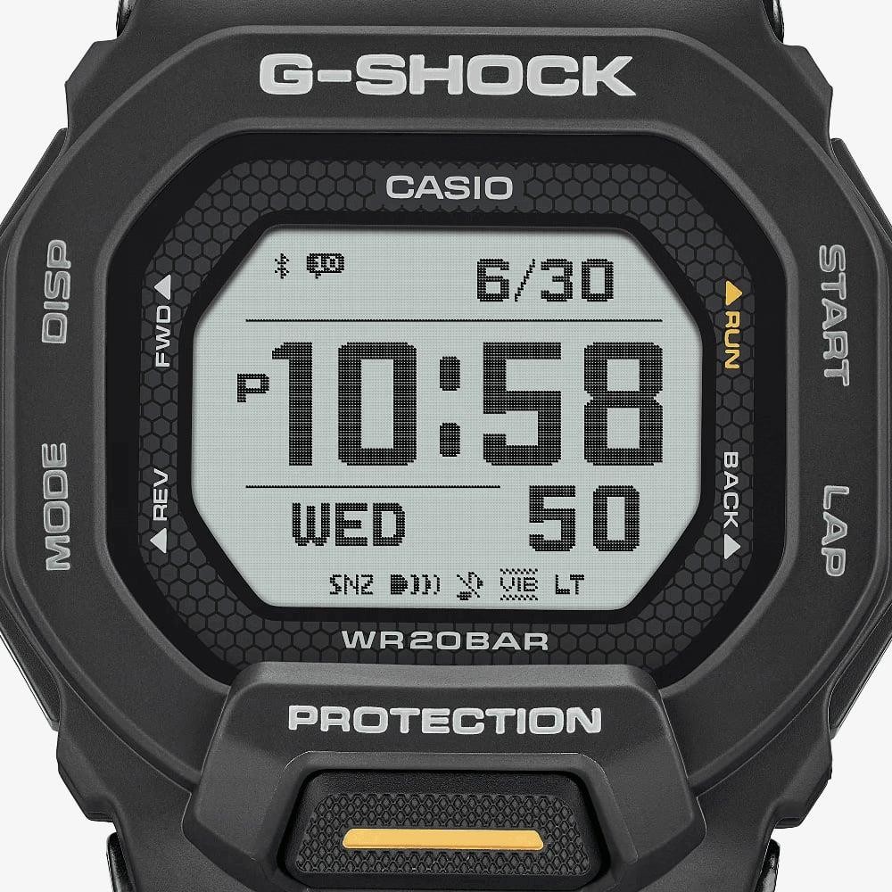 CASIO G-SHOCK GBD-200-1A1ER Bluetooth MIP LCD Display 200m W/R 2 Year Warranty