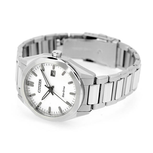 CITIZEN BM7620-83A Eco-Drive Octagon Bezel White Dial Luxury Sports Men’s Watch