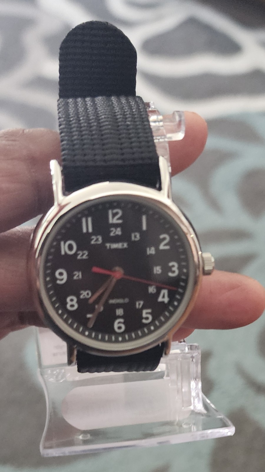 Timex Weekender T2N6479J 38mm Black Dial Nylon Watch