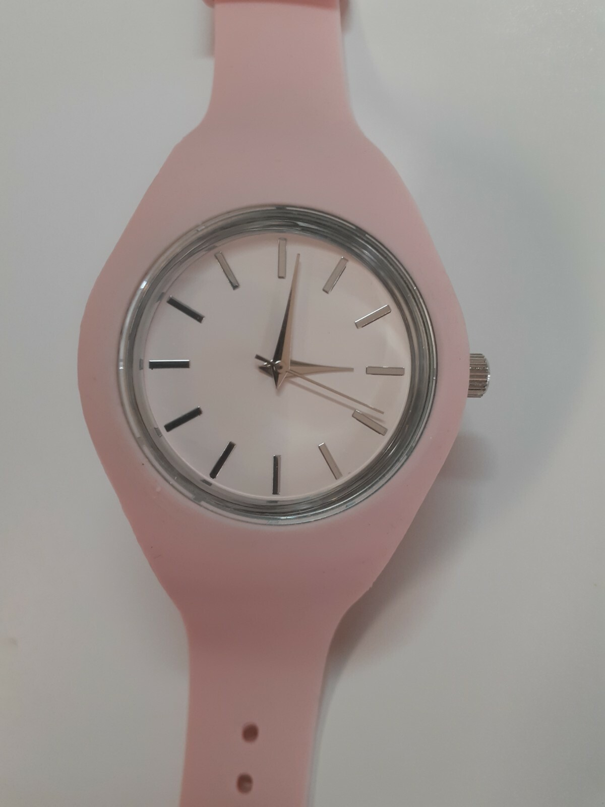 Aeropostale Soft Pink Watch Silver Accents