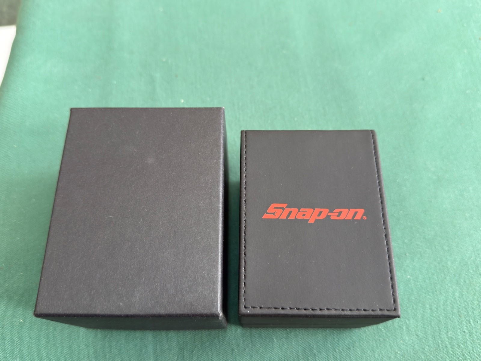 Snap On Quartz Watch Black Mens 3ATM Black Leather Strap
