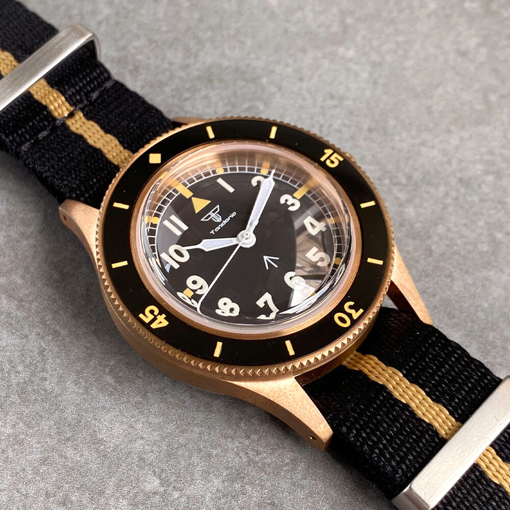 50-Fathoms 20ATM CUSN8 Solid Bronze Japan NH35 PT5000 Automatic Watch for Men