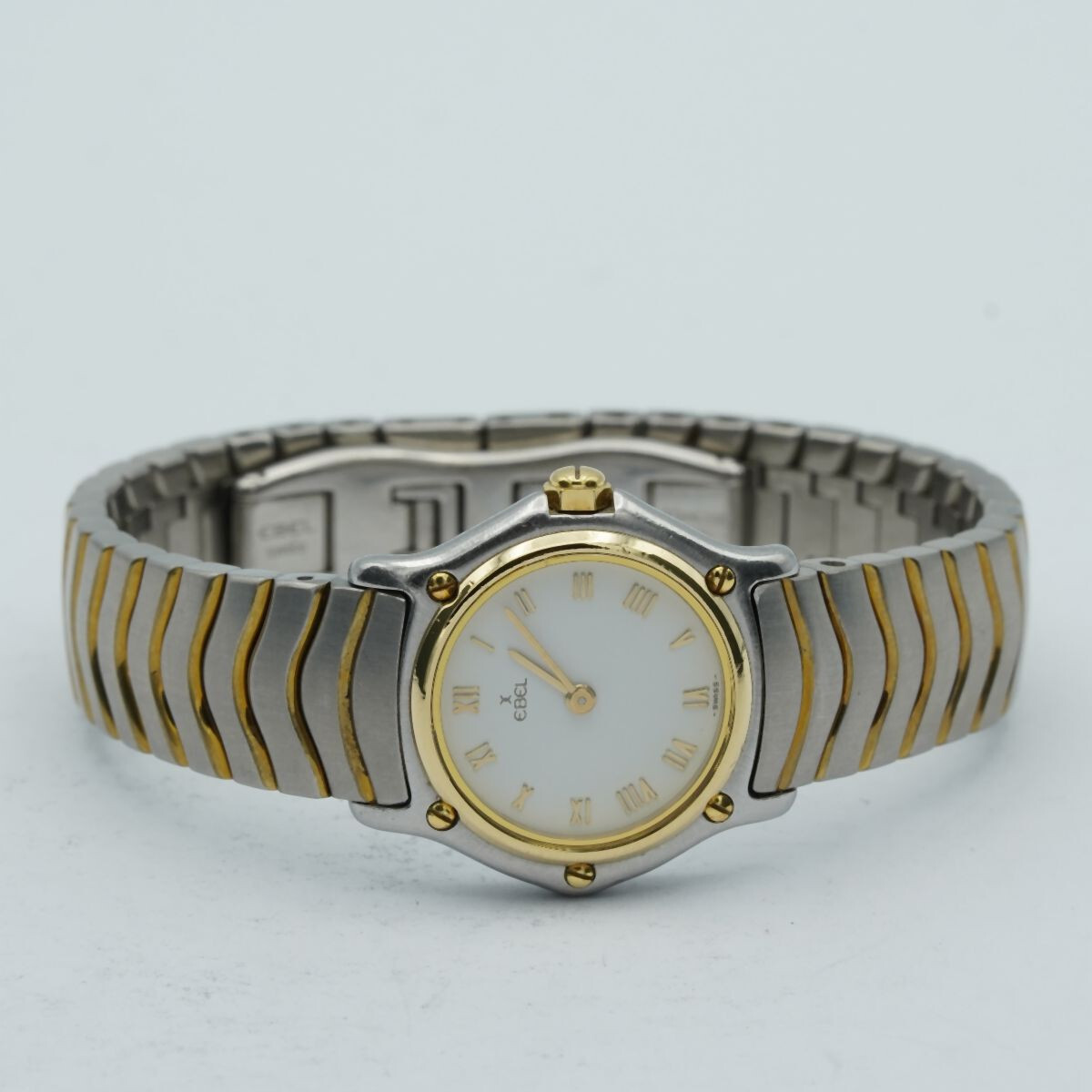 Ebel Sport Classique Ladies Watch 23Mm Steel/Gold 1057901 Vintage Beautiful Mop