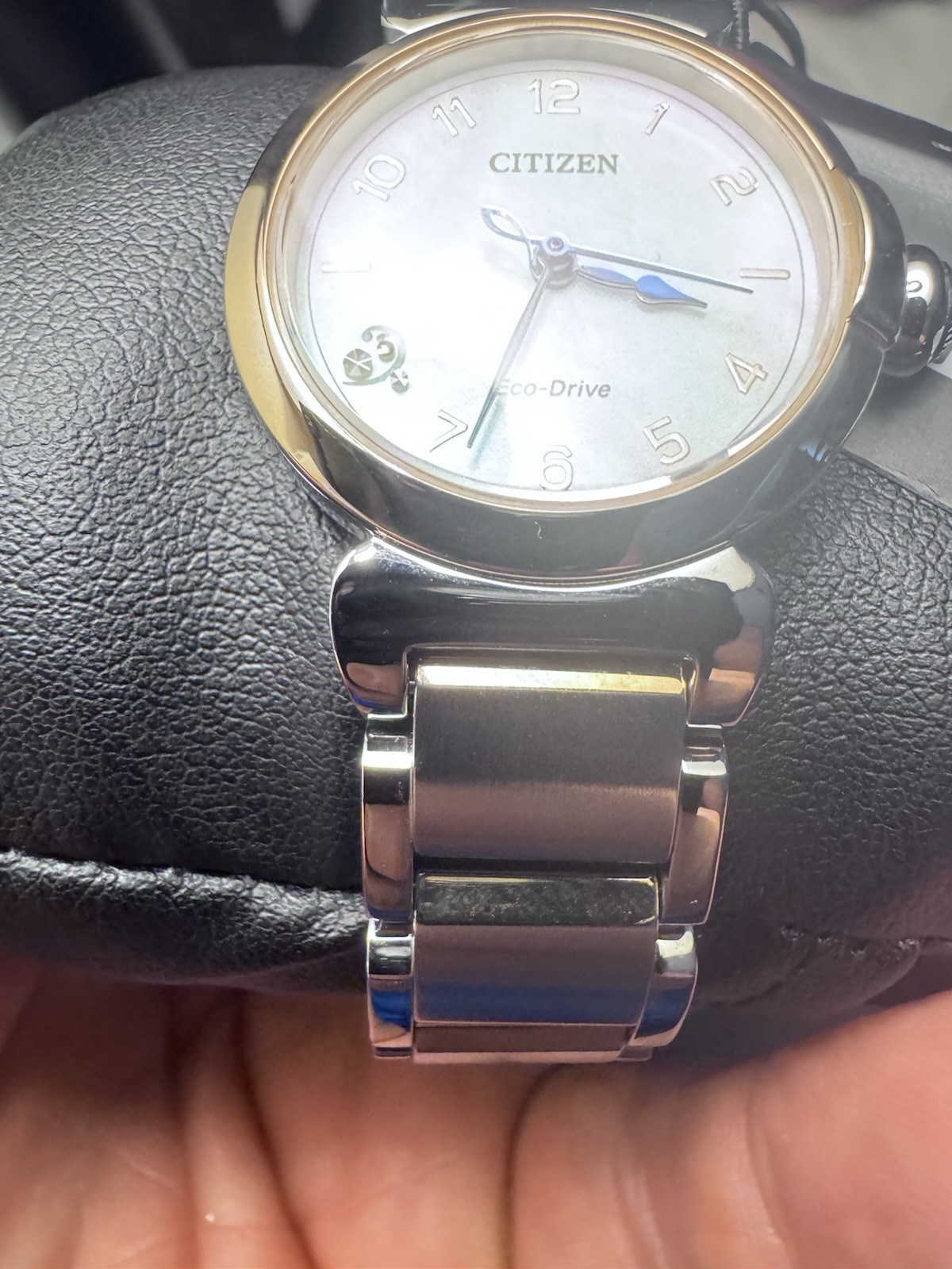 Citizen EM1136-87D L Mae Diamond Eco-Drive MOP Dial Two Tone Steel Ladies Watch