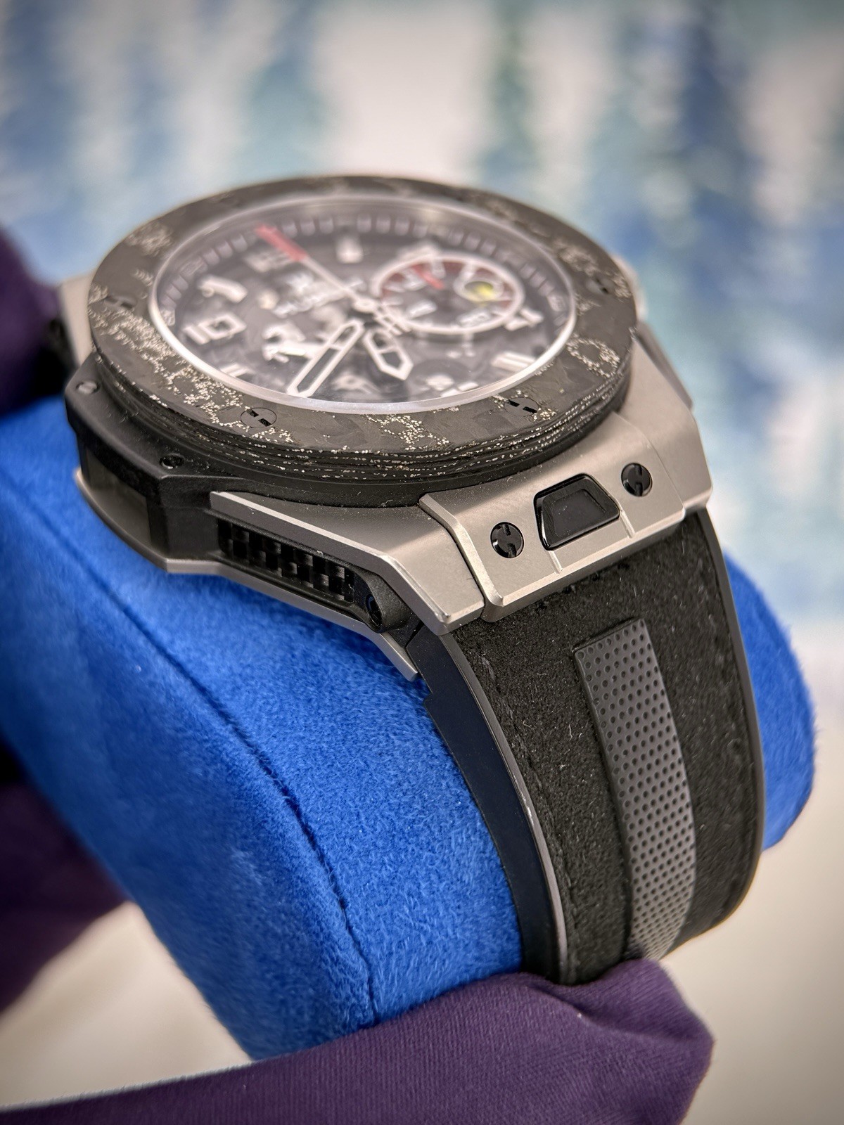 Hublot Ferrari Big Bang Unico Titanium #348 401.NJ.0123.VR 45mm Full Set Limited