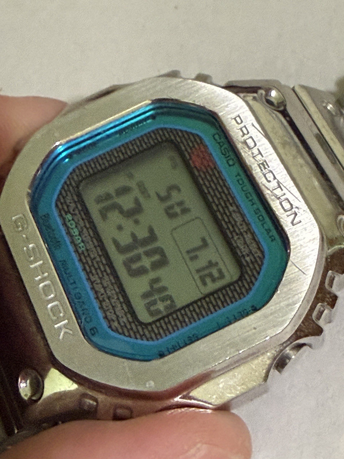 Casio G-Shock GMWB5000PC Full Metal Square Bluetooth Solar Digital