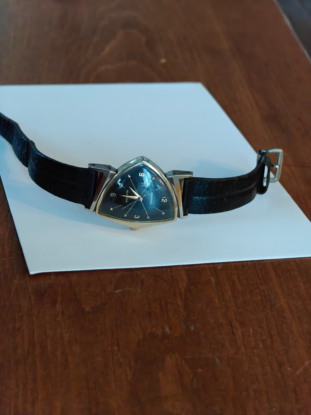 Circa 1957 Hamilton “PACER” 505 Electric Rare Crosshair dial keeps great time!