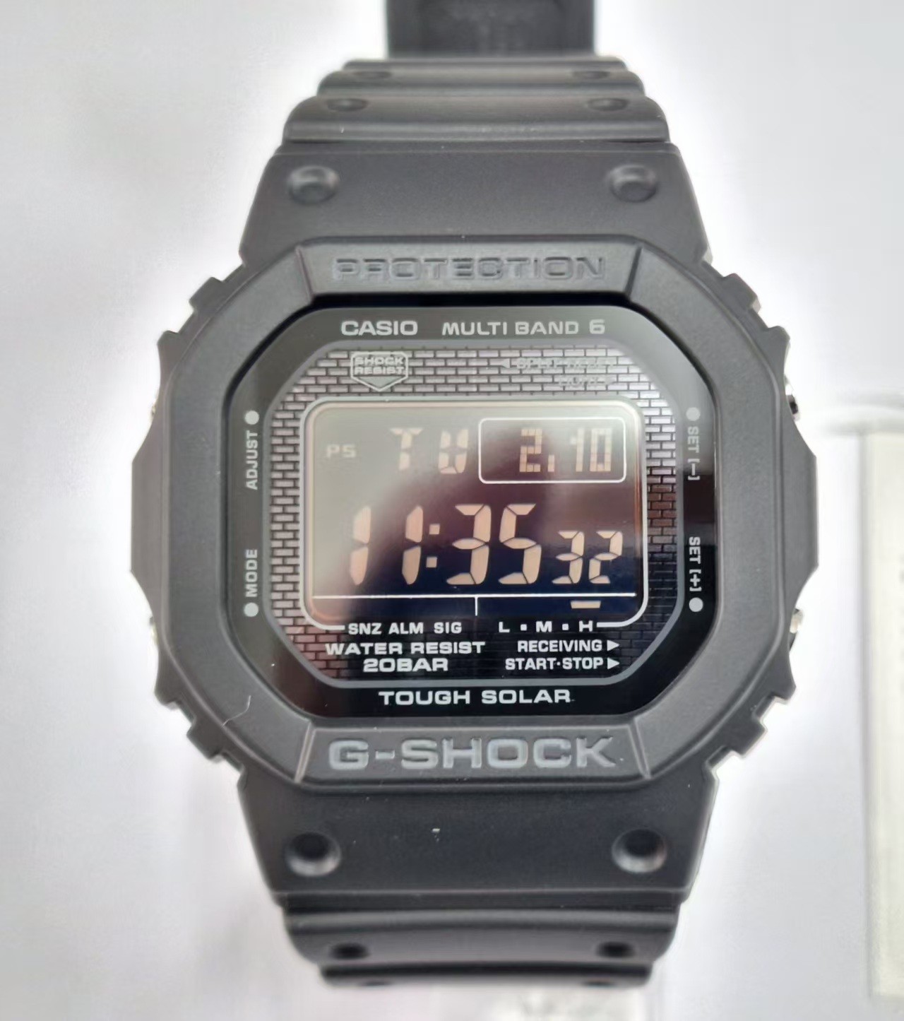 NEW CASIO G-SHOCK GW-5000HS-1 SOLAR MULTIBAND 6 BLACK DIGITAL MEN’S WATCH