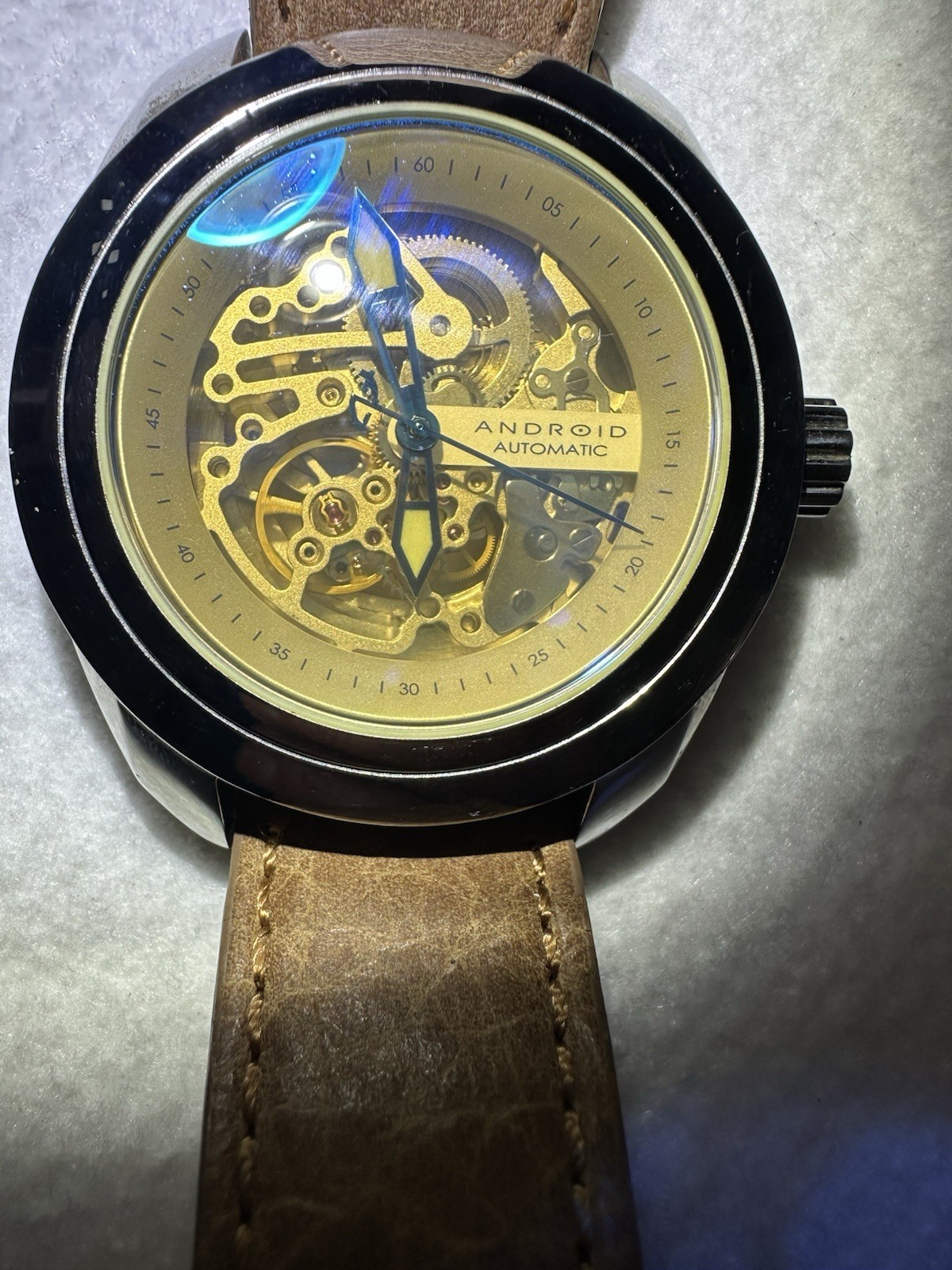 Android USA Seagull TY2809, 21 Jewel Automatic Skeleton Movement Man’s Watch