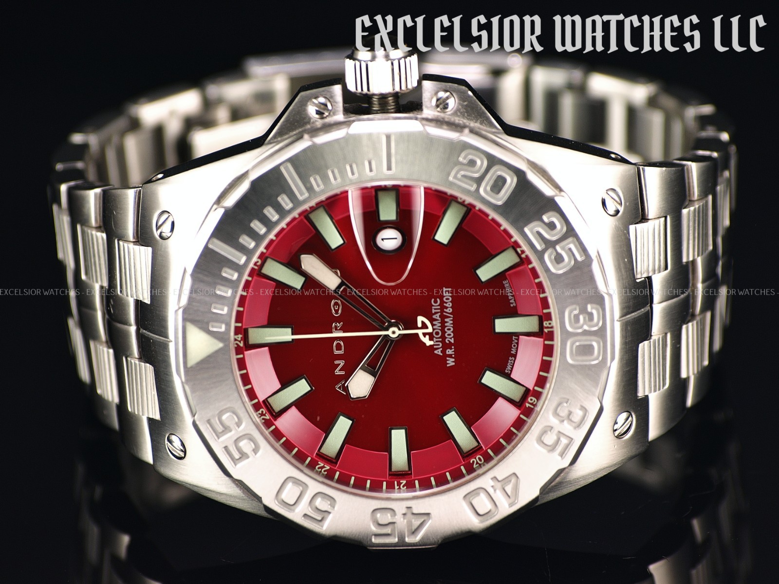 Android Men Divemaster Predator Limited Edition Swiss ETA 2824 Automatic Watch
