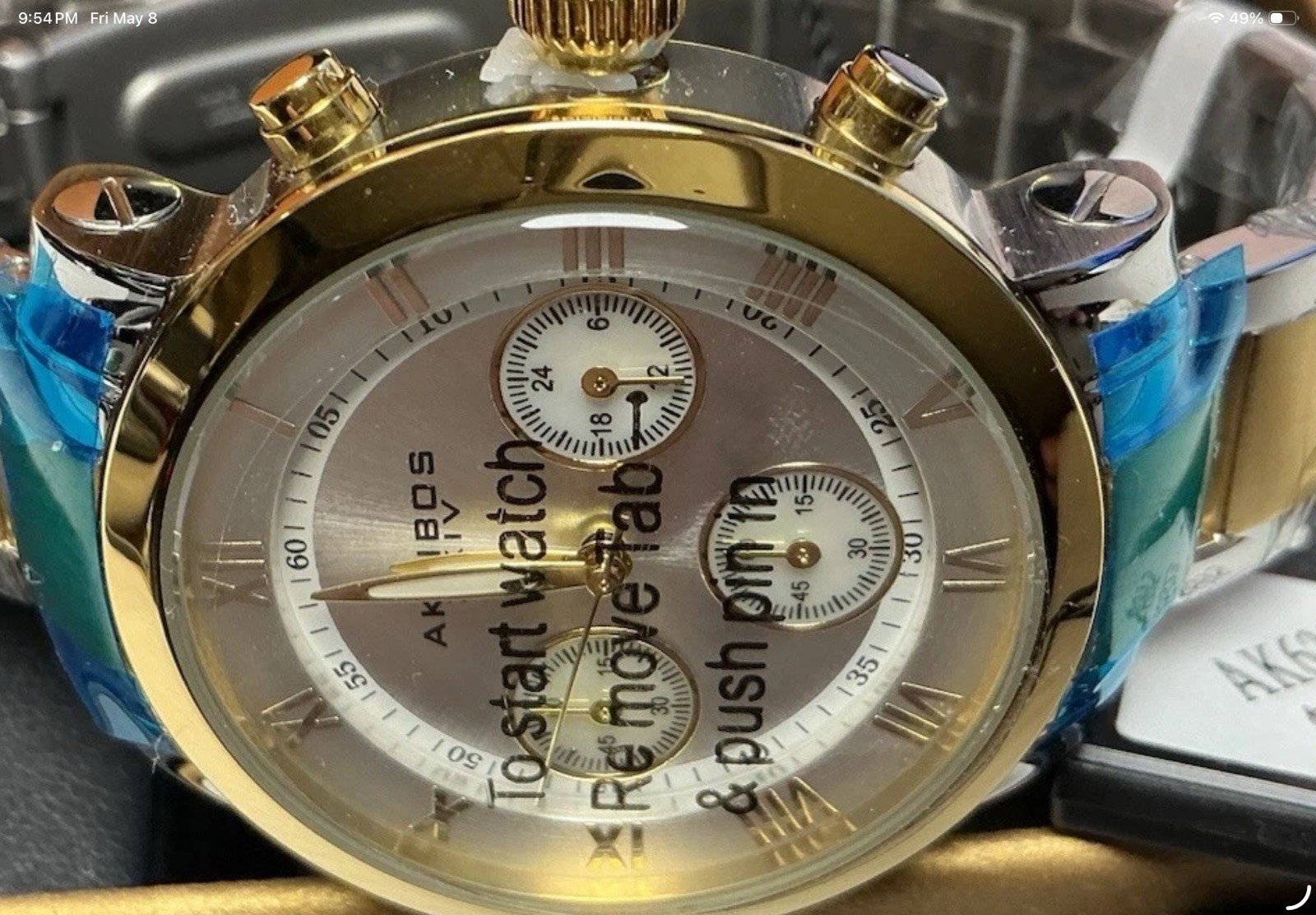 LUXURY Akribos XXIV Grandiose Two Tone 36 Mm Luxury Watch