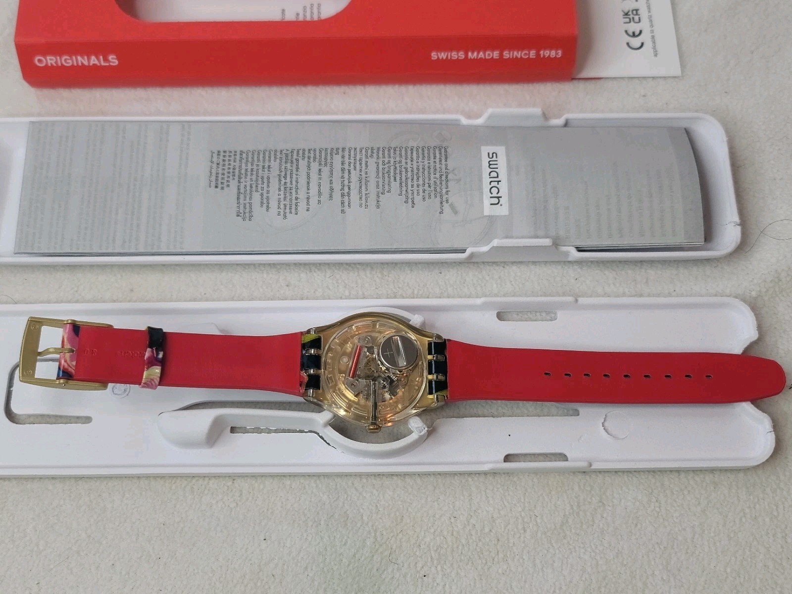 Swatch Originals, WE’REALLGONNADIE (FORRON), Swiss Made, Multicolor 42mm SUOZ115
