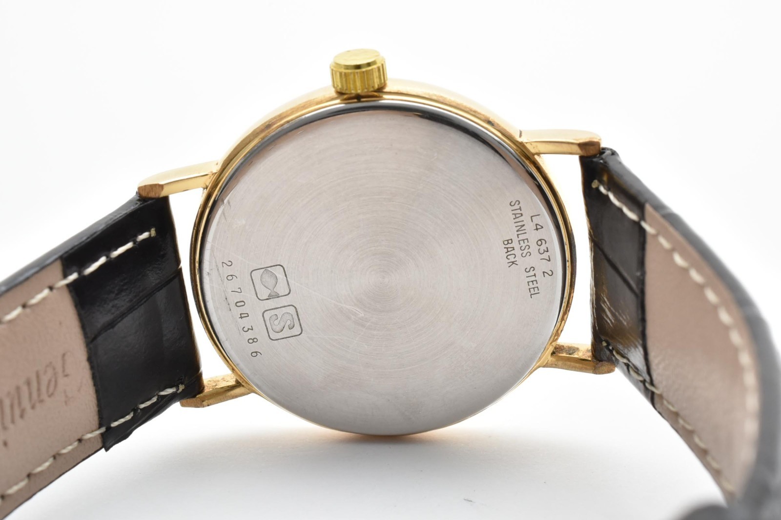 ▶️[Exc+5] LONGINES Grand Classic L4.637.2 Gold Logo Dial Quartz 33mm Men’s Watch